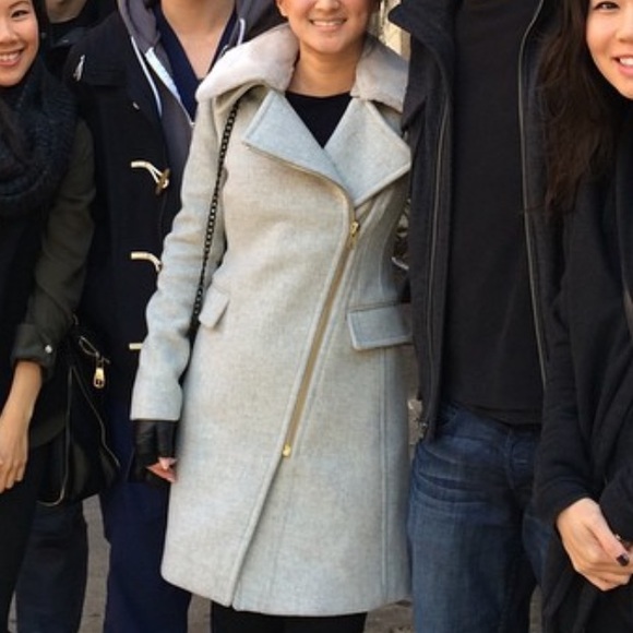 Club Monaco light grey coat size XS - Picture 2 of 9